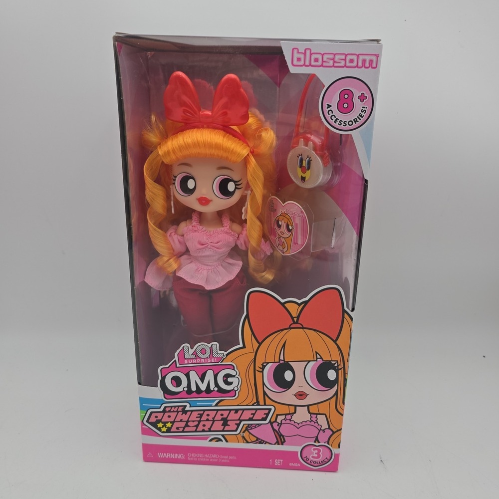 L.O.L. Surprise! O.M.G. Powerpuff Girls Blossom Fashion Doll w/ Accessories